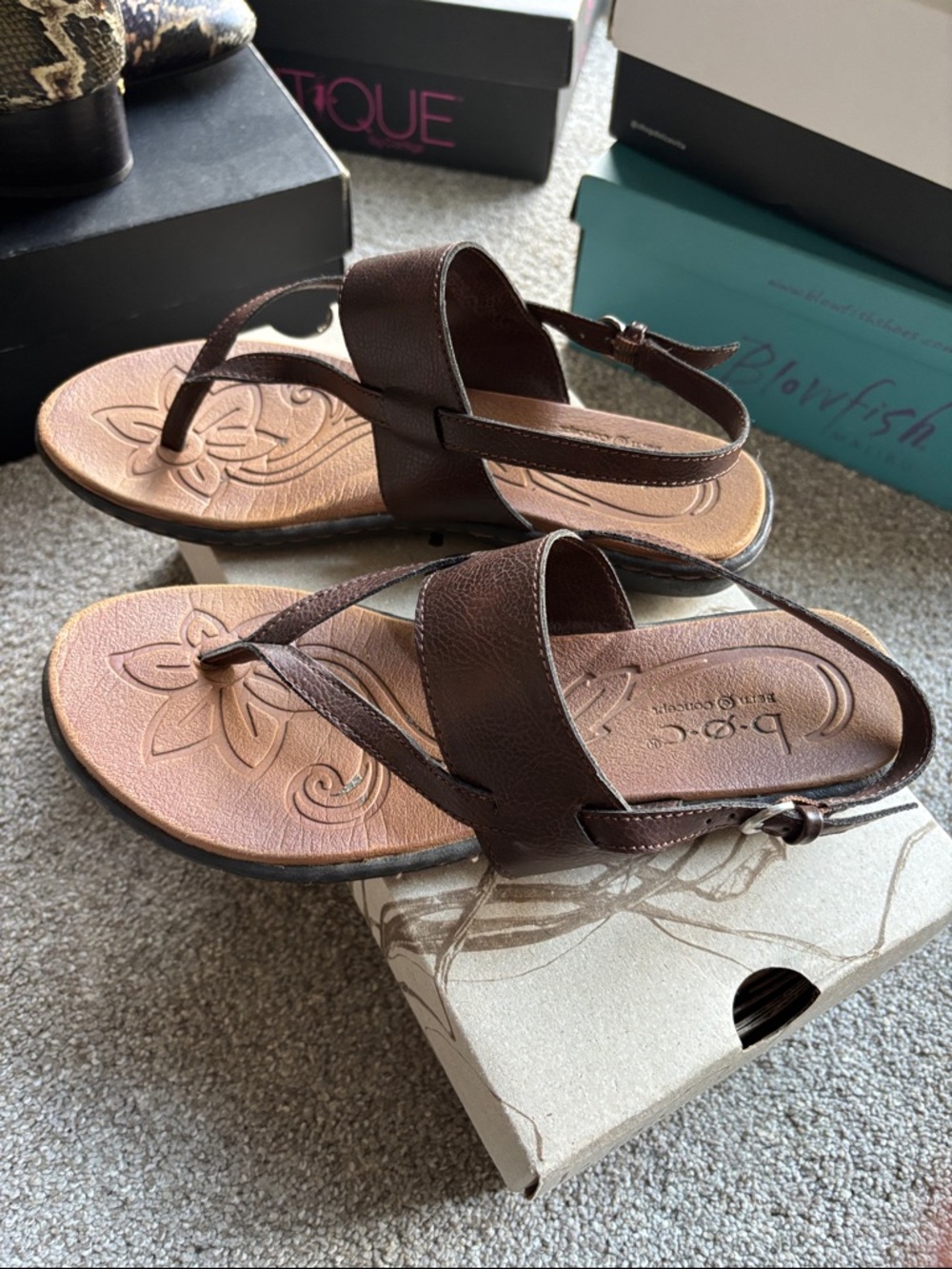 b.o.c. Natural Brown Kraft Shoe Box